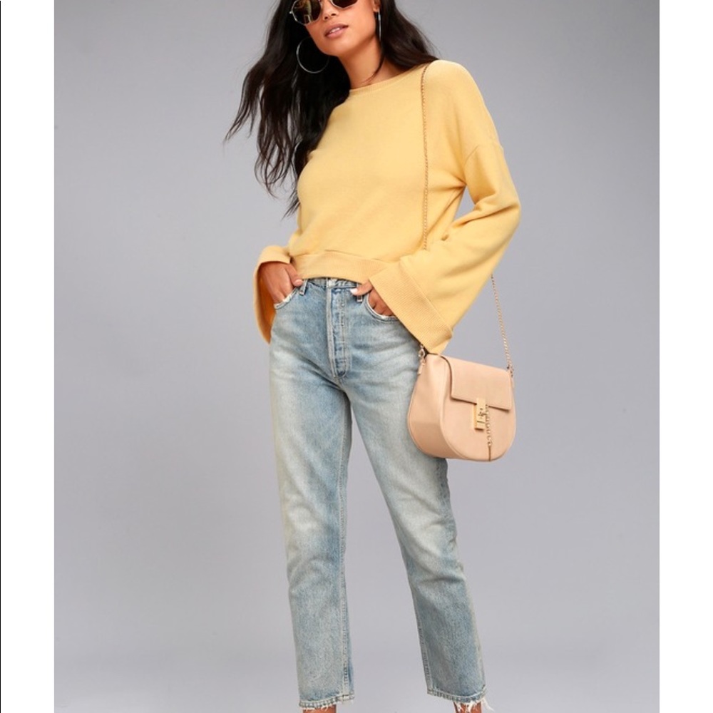 Bell-sleeve Sweater